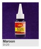 Dala Acrylic Drawing Ink 50ml - Maroon