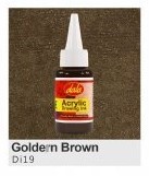 Dala Acrylic Drawing Ink 50ml - Golden Brown
