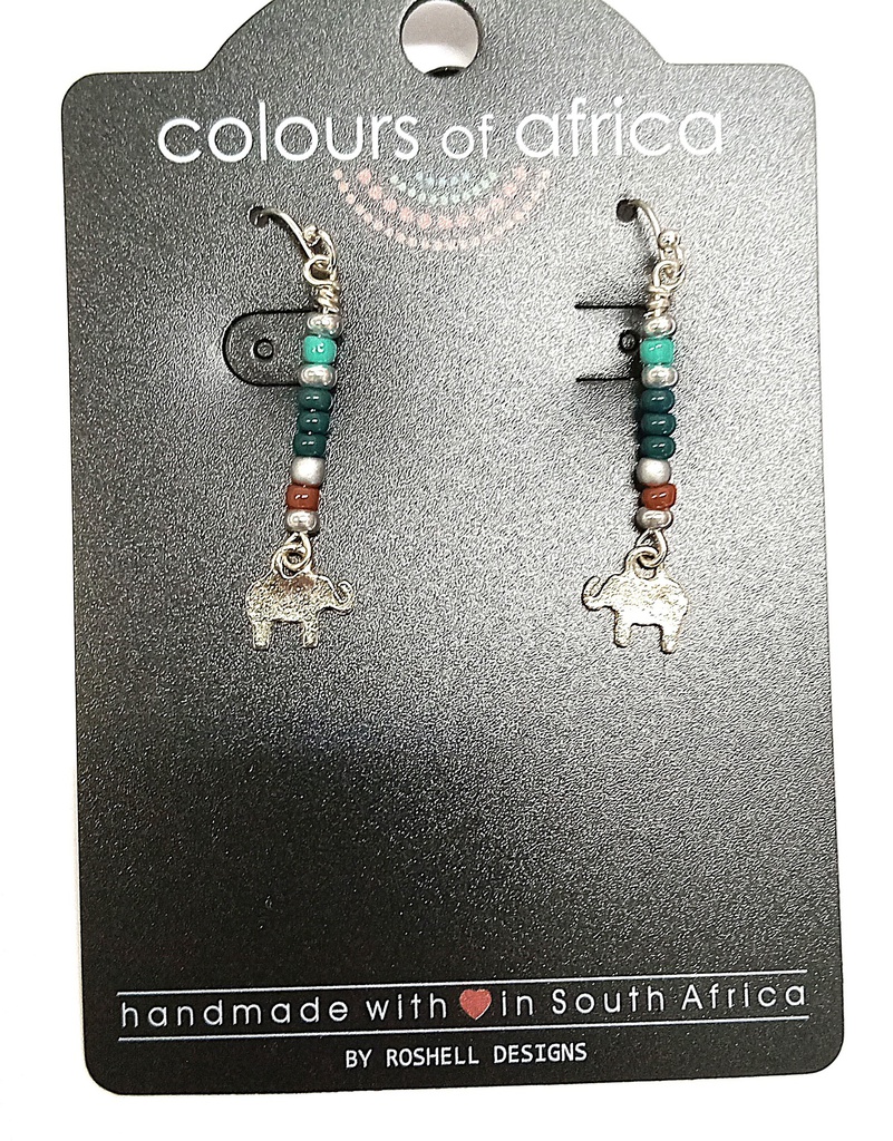 COA Silver Beads Earrings