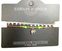 [ROSH-BRA] COA Green Silver Bracelet